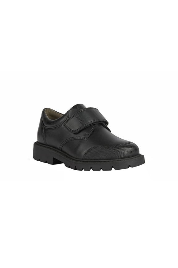 Boys Shaylax Single Strap Leather School Shoes