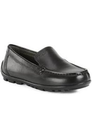 NEW GEOX men\'s fast plain loafer slip ons in black GEOX NEW FAST Boy main image 4