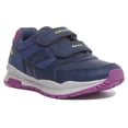 thumbnail image 1 of Geox J Pavel G Kid's 2 Strap Hook And Loop Trainers In Navy Size 10, 1 of 6