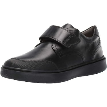 Geox J RIDDOCK B.I Kids 2 Strap Slip On Shoes In Black Size 12