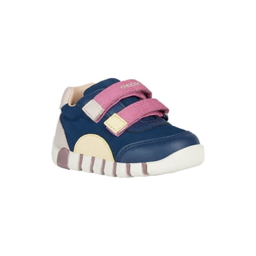 Geox Boys' Lupidoo 8 Sneakers - Navy & Curry Color, Comfortable Kids' Shoes For Everyday Wear