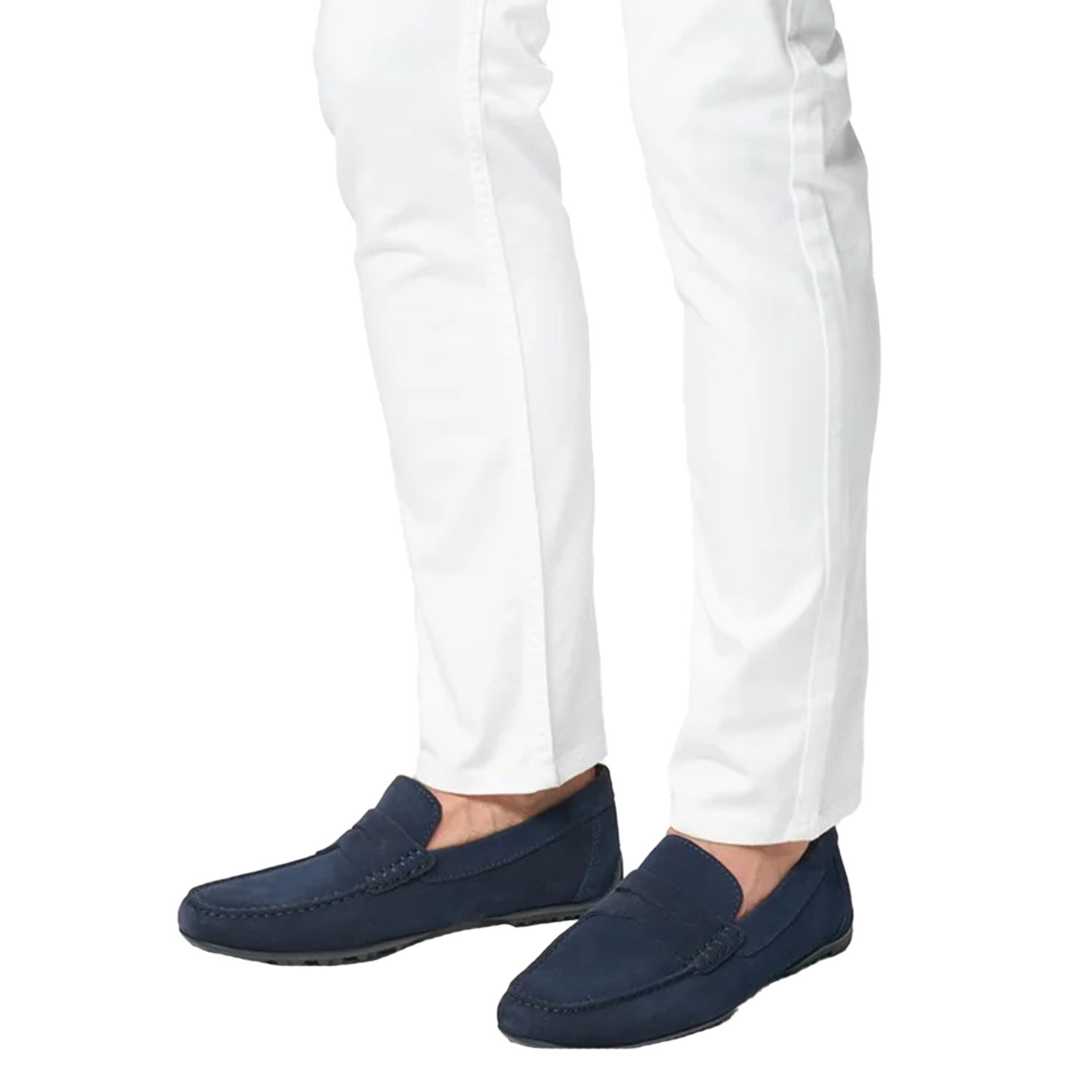 Geox Men's Breathable Moccasins | Perforated Rubber Sole With Waterproof Membrane | All-Day Comfort, Classic Style