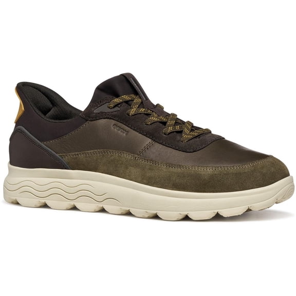 Geox Mens U Spherica Plus Leather Sneakers