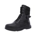 thumbnail image 1 of Geox Respira Womens D Macaone NP ABX Leather Mid-Calf Boots Black 8 Medium (B,M), 1 of 3