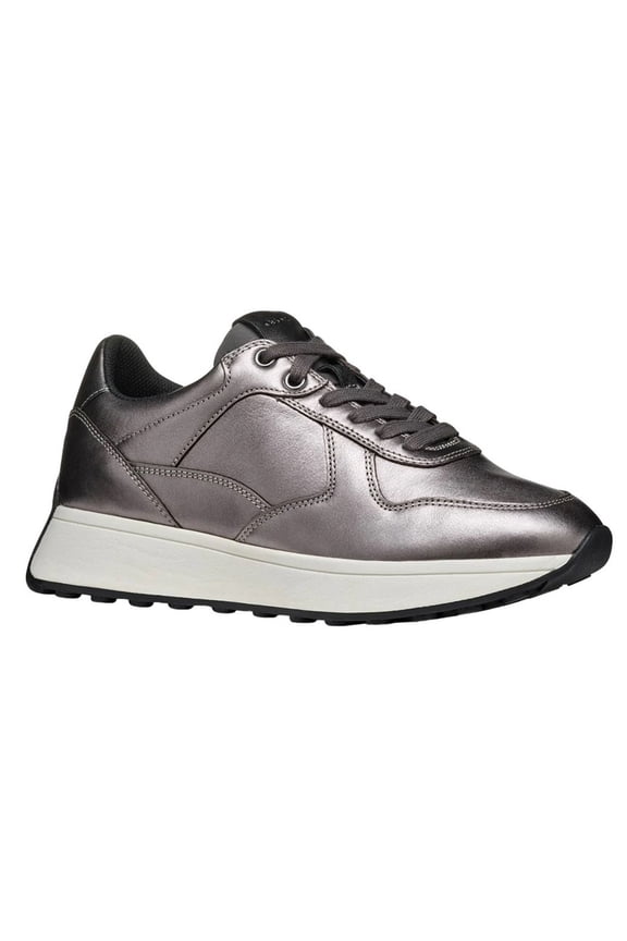 Womens D Amabel A Leather Sneakers