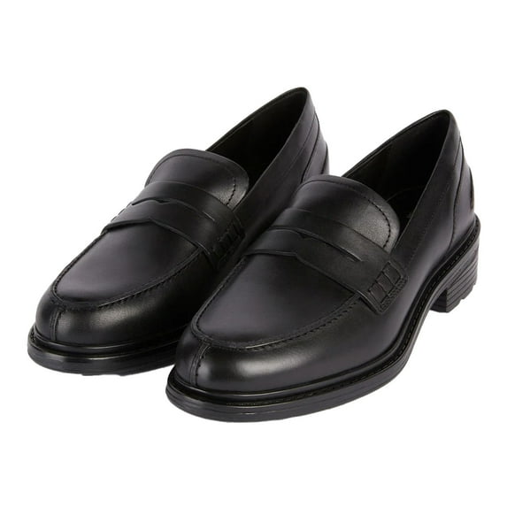 Geox Womens Walk Pleasure Leather Moccasins