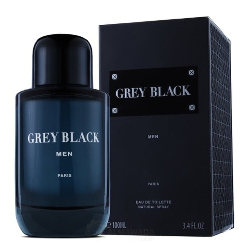 Grey Black by Geparlys for Men 3.4 oz / 100 ml Eau De Toilette Spray