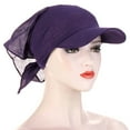 thumbnail image 1 of Gephdiin Bandana,Beanie Solid Candy Color Outdoor Windproof and with Brim All Cotton Printed Headscarf Bandanas for Women,Head Scarf I One Size, 1 of 4