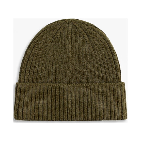 Gephdiin Beanie,Winter Hats for Women Hot Soft Yarn Custom Plain Cuff Knit Winter Hat Beanie for Women,Hats for Women Army Green One Size