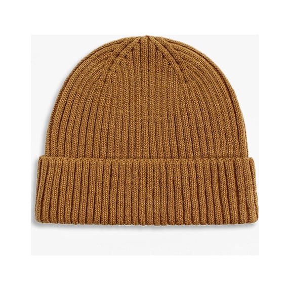 Gephdiin Beanie,Winter Hats for Women Hot Soft Yarn Custom Plain Cuff Knit Winter Hat Beanie for Women,Hats for Women Orange One Size