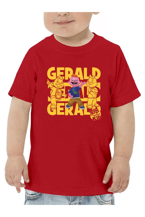 Gerald-Inspired Sid the Science Kid Character Art For Kids Toodler's T-shirt