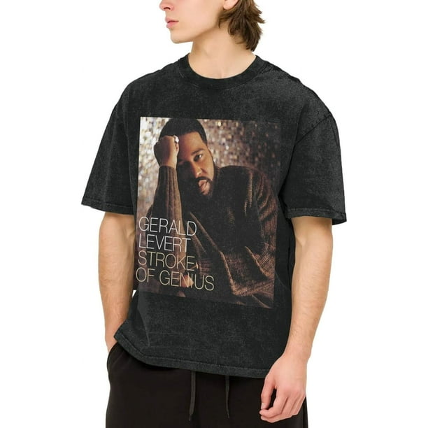 Gerald Music Levert T-Shirt Men's Vintage Oversized T-Shirts