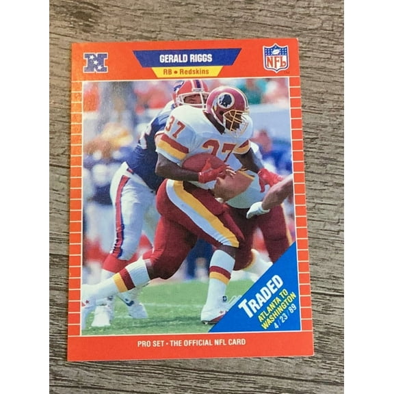 Gerald Riggs Washington NFL 1989 Pro Set 483