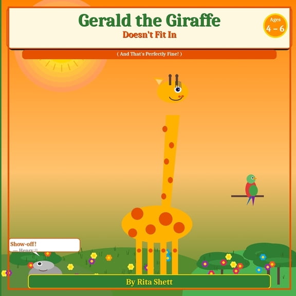 Gerald the Giraffe: Doesnt fit in, and that's perfectly fine, (Paperback)