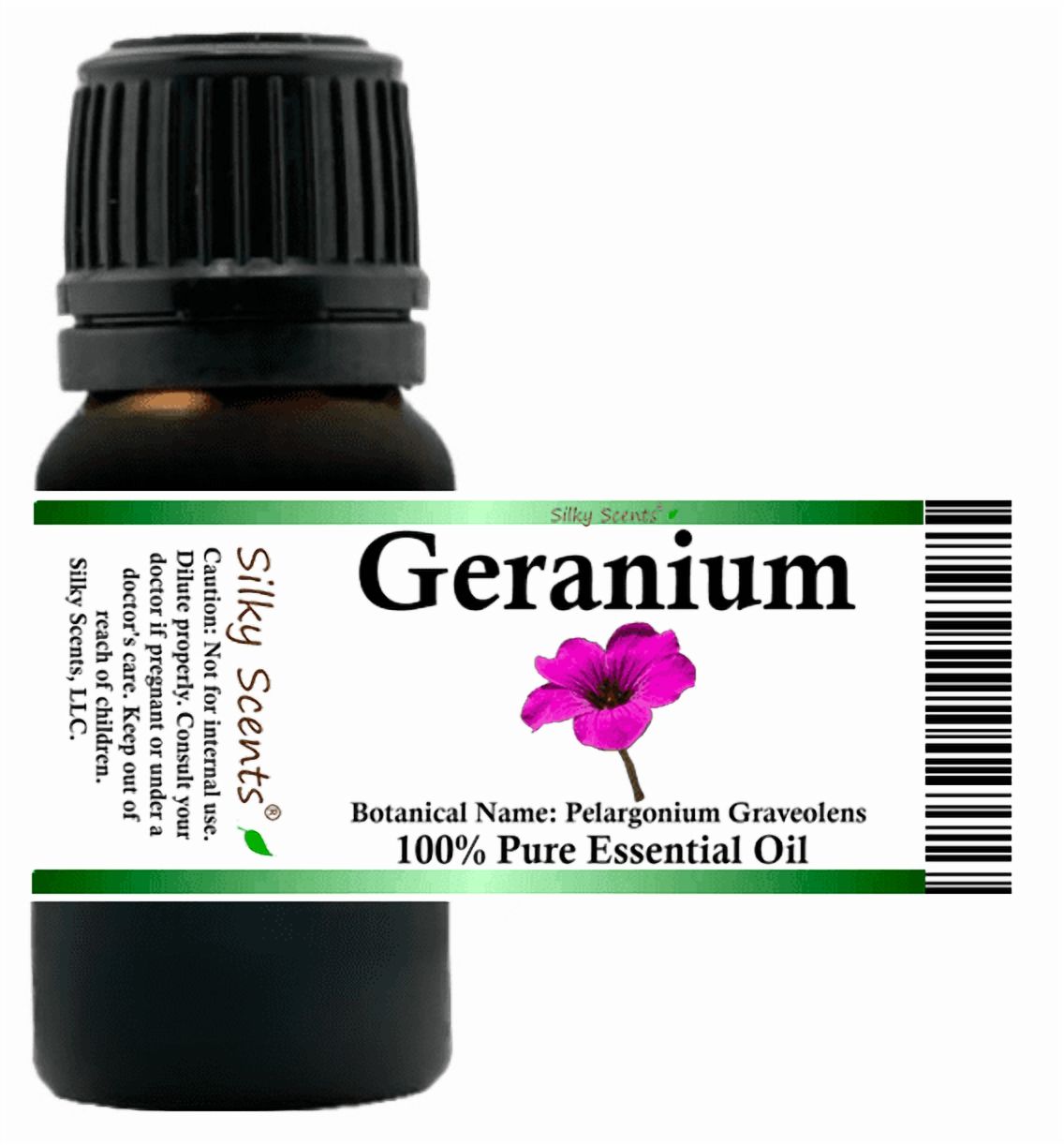 Geranium Essential Oil 10 ml (1/3 fl oz) - 100% Pure and Natural by Silky Scents
