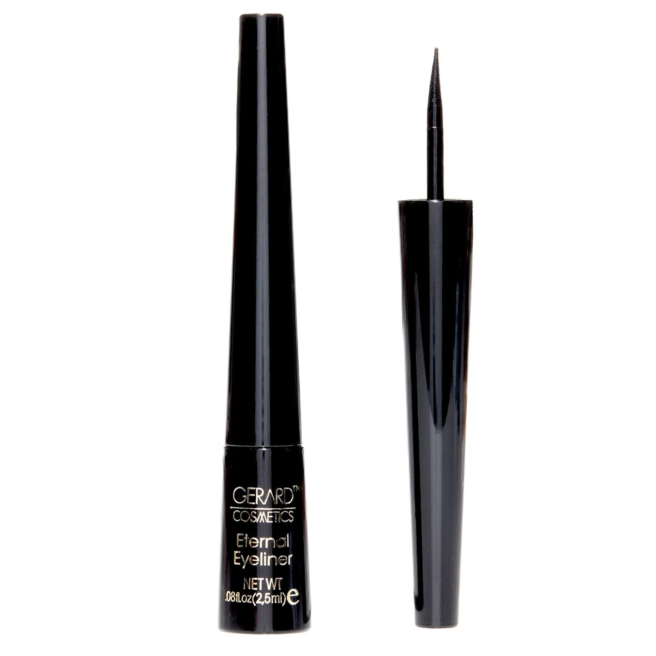 Gerard Cosmetics Eternal Eyeliner, Waterproof Liquid Eyeliner, True Black