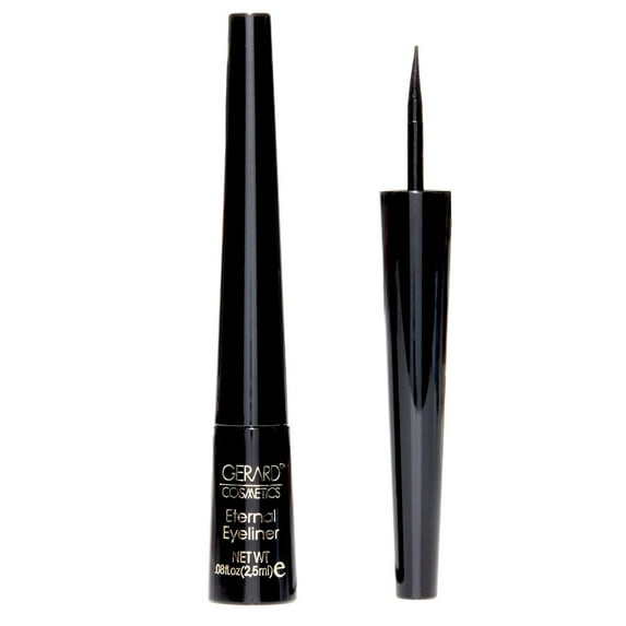 Gerard Cosmetics Eternal Eyeliner, Waterproof Liquid Eyeliner, True Black