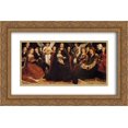 thumbnail image 1 of Gerard David 2x Matted 24x18 Gold Ornate Framed Art Print 'Madonna with Angels and Saints', 1 of 2