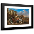 thumbnail image 1 of Gerard Hoet 14x12 Black Modern Framed Museum Art Print Titled - Ancient Concert, 1 of 5
