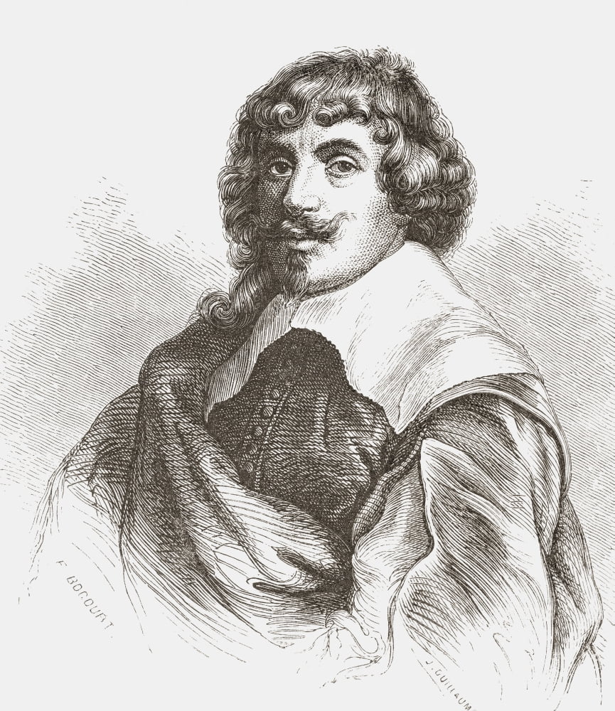 Gerard Van Honthorst 1590-1656 Dutch Golden Age Artist From Histoire Des Peintres De Toutes Les Coles Cole Hollandaise Published 1863 Canvas Art - Ken Welsh  Design Pics (13 x 15)