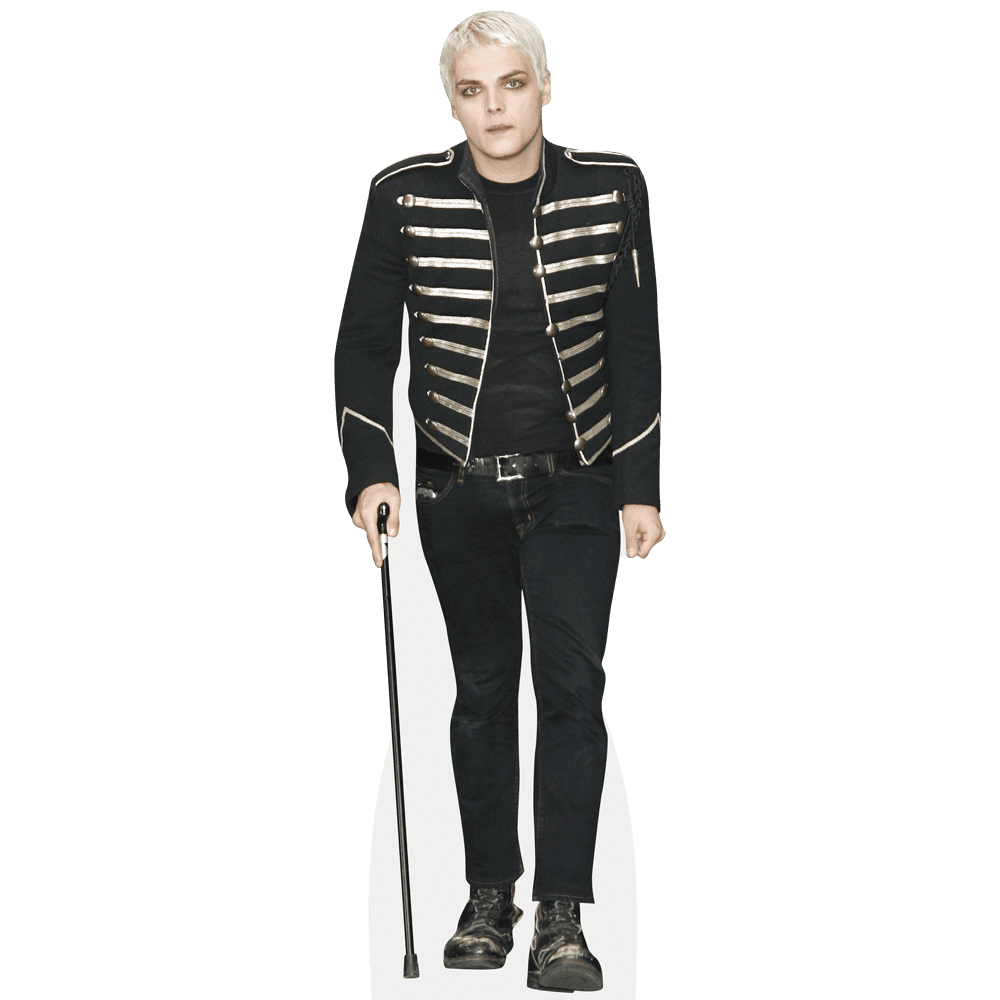 Gerard Way (Black Jacket) Mini Cardboard Cutout Standee