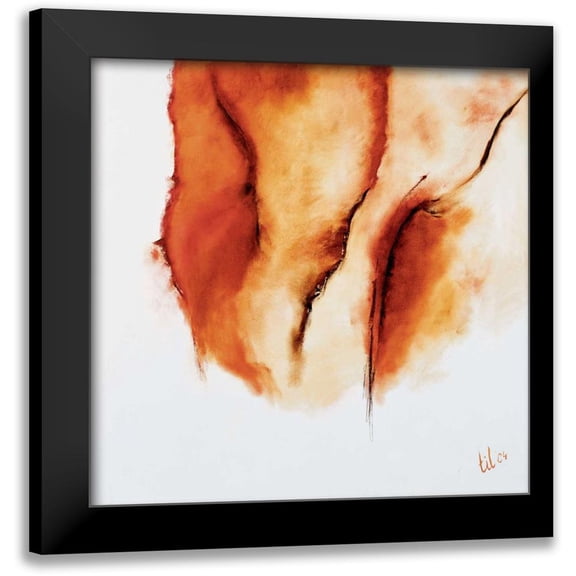 Gerbecks, Tilly 15x15 Black Modern Framed Museum Art Print Titled - Sienna I