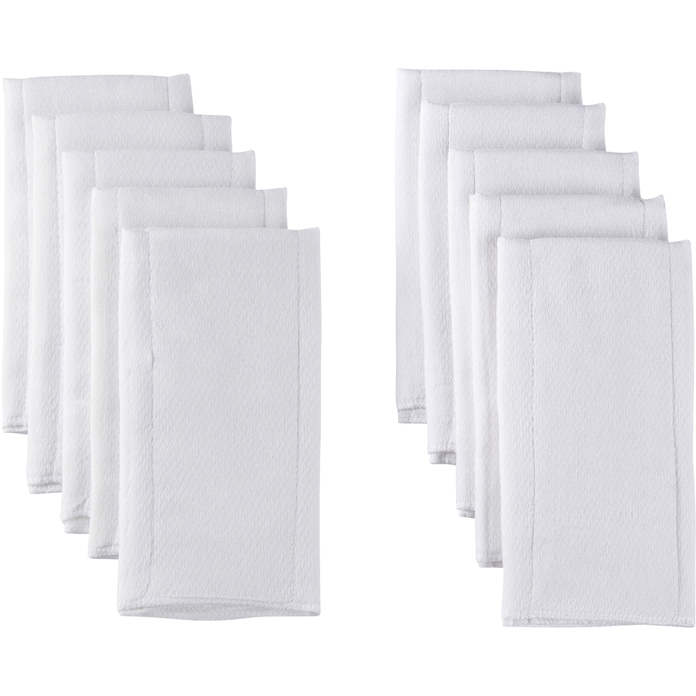 Gerber 100% Cotton Prefold Cloth Baby Diaper, White 10 Pack - image 1 of 8