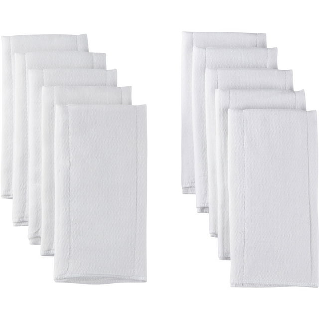 Gerber 100% Cotton Prefold Cloth Baby Diaper, White 10 Pack