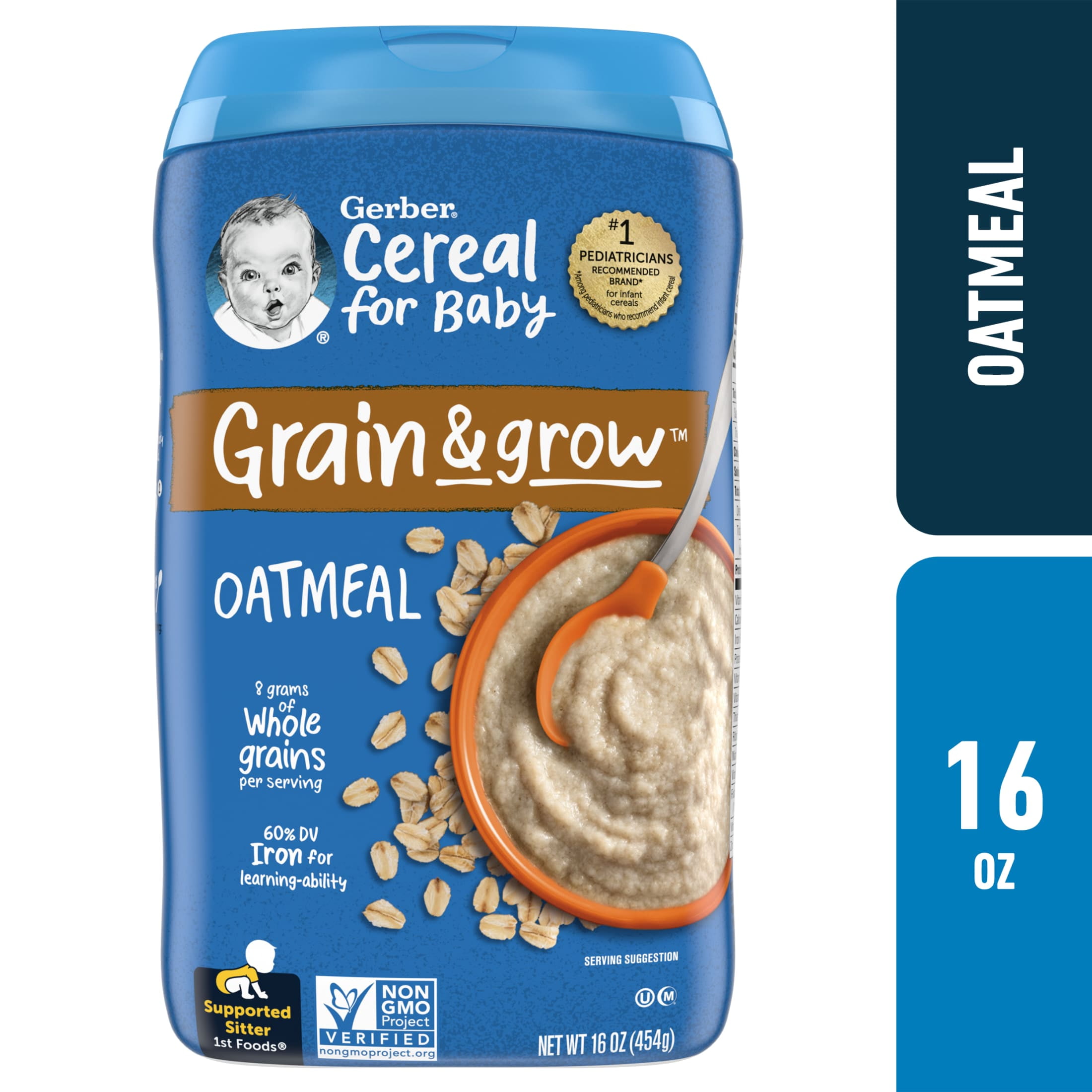 Buy Gerber Baby Oatmeal Cereal 16 oz Canister at Ubuy UK