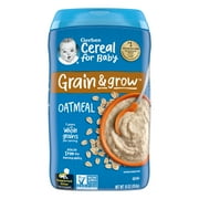 Gerber 1st Foods Baby Cereal, Grain &amp; Grow Oatmeal, Clean Label Project, 16 oz Canister