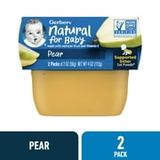 Gerber 1st Foods Baby Food, Pear, 2 oz Tubs (2 Pack)