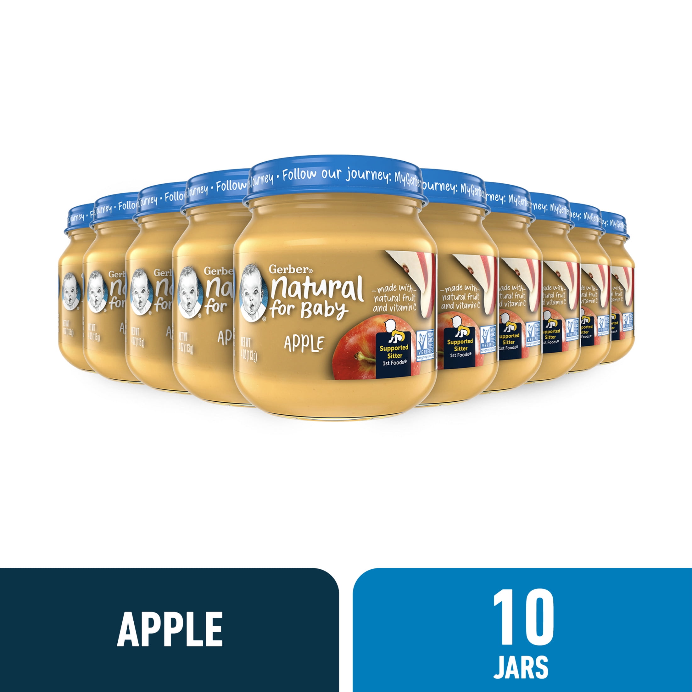 Gerber 1st Foods Natural Apple Baby Food, oz Jar Zambia Ubuy