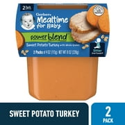 (6 pack) Gerber Stage 2 Baby Food, Sweet Potato Turkey with Whole Grains Dinner, 4 oz Tub (2 Pack)