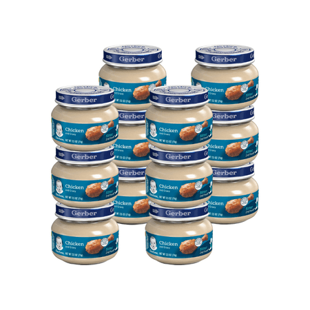 Gerber 2nd Foods Meats - Chicken & Gravy - 2.5 oz , 12 Count
