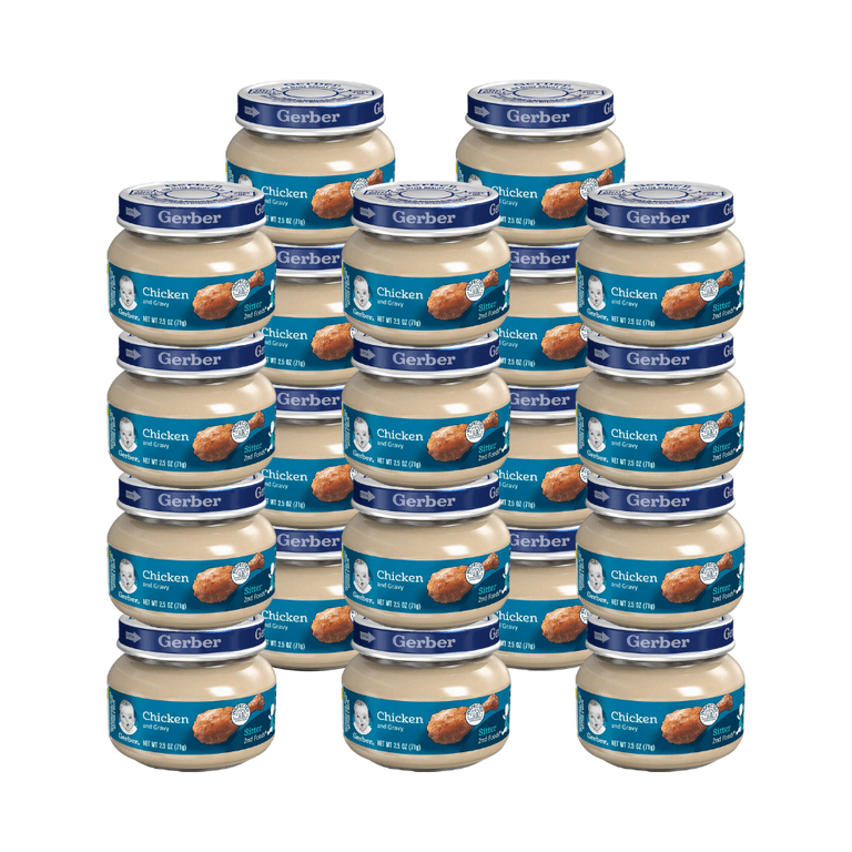 Gerber 2nd Foods Meats Chicken Gravy 2.5 oz 20 Count