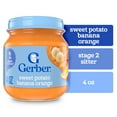 thumbnail image 1 of Gerber 2nd Foods Natural for Baby Baby Food, Sweet Potato Banana Orange, 4 oz Jar, 1 of 16