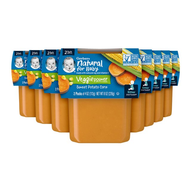 Gerber 2nd Foods Natural for Baby Veggie Power Baby Food, Sweet Potato