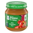 Gerber 2nd Foods Organic for Baby Baby Food, Apple Strawberry Beet, 4