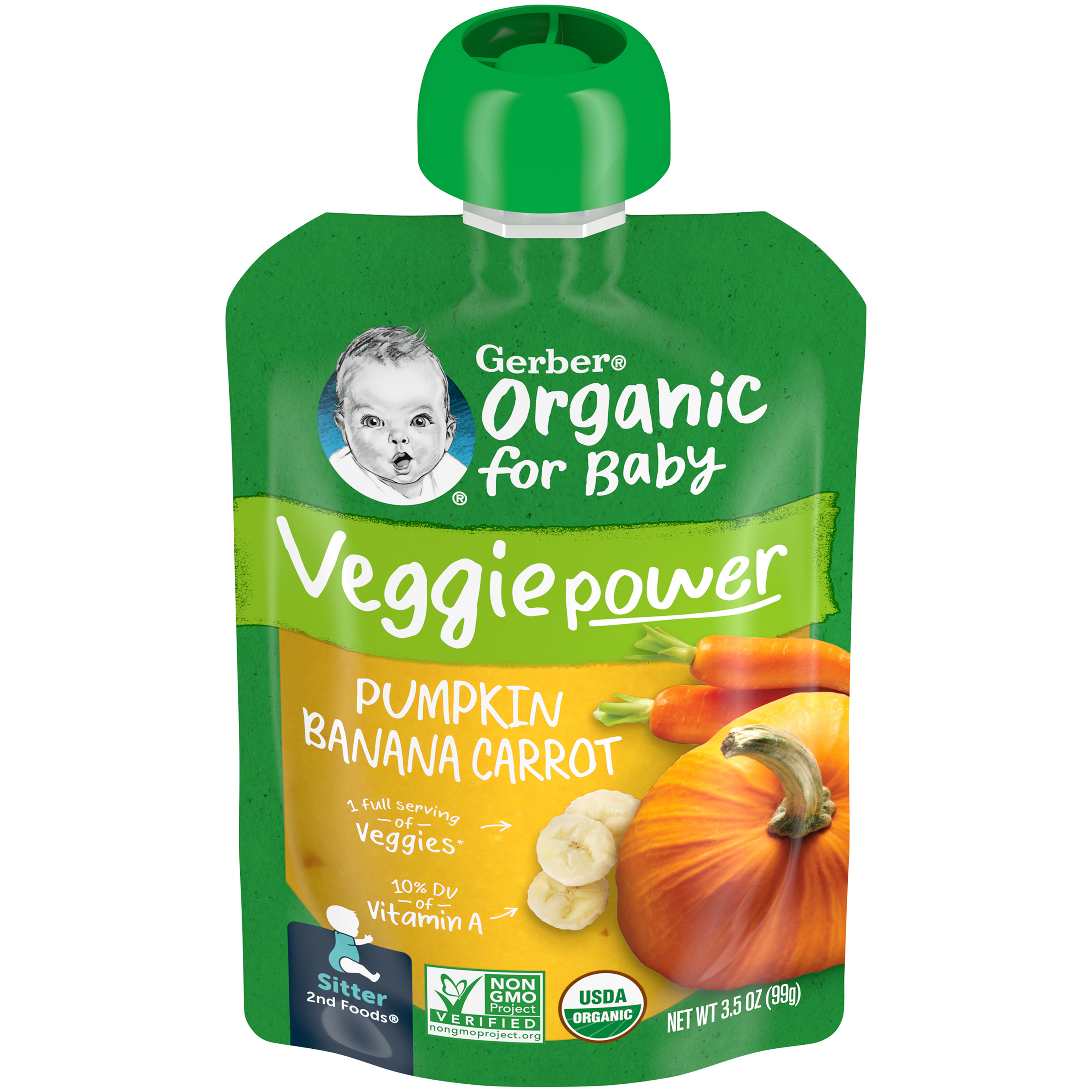 Gerber Veggie PickUps Diced Carrots 4.5 oz