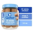 thumbnail image 1 of Gerber 3rd Foods Mealtime for Baby Lil' Sticks, Chicken, 2.5 oz Jar, 1 of 9