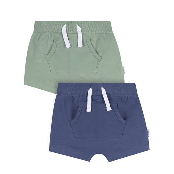 Gerber Baby Boy 2pc Knit Shorts Set, Sizes (0-3 Months - 24 Months)