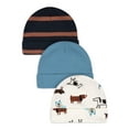 thumbnail image 1 of Gerber Baby Boy Caps, 3-Pack, Sizes Newborn - 0/6 Months, 1 of 6