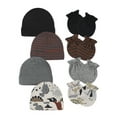 thumbnail image 1 of Gerber Baby Boys Caps & Mittens Set, 8-Piece, 1 of 12