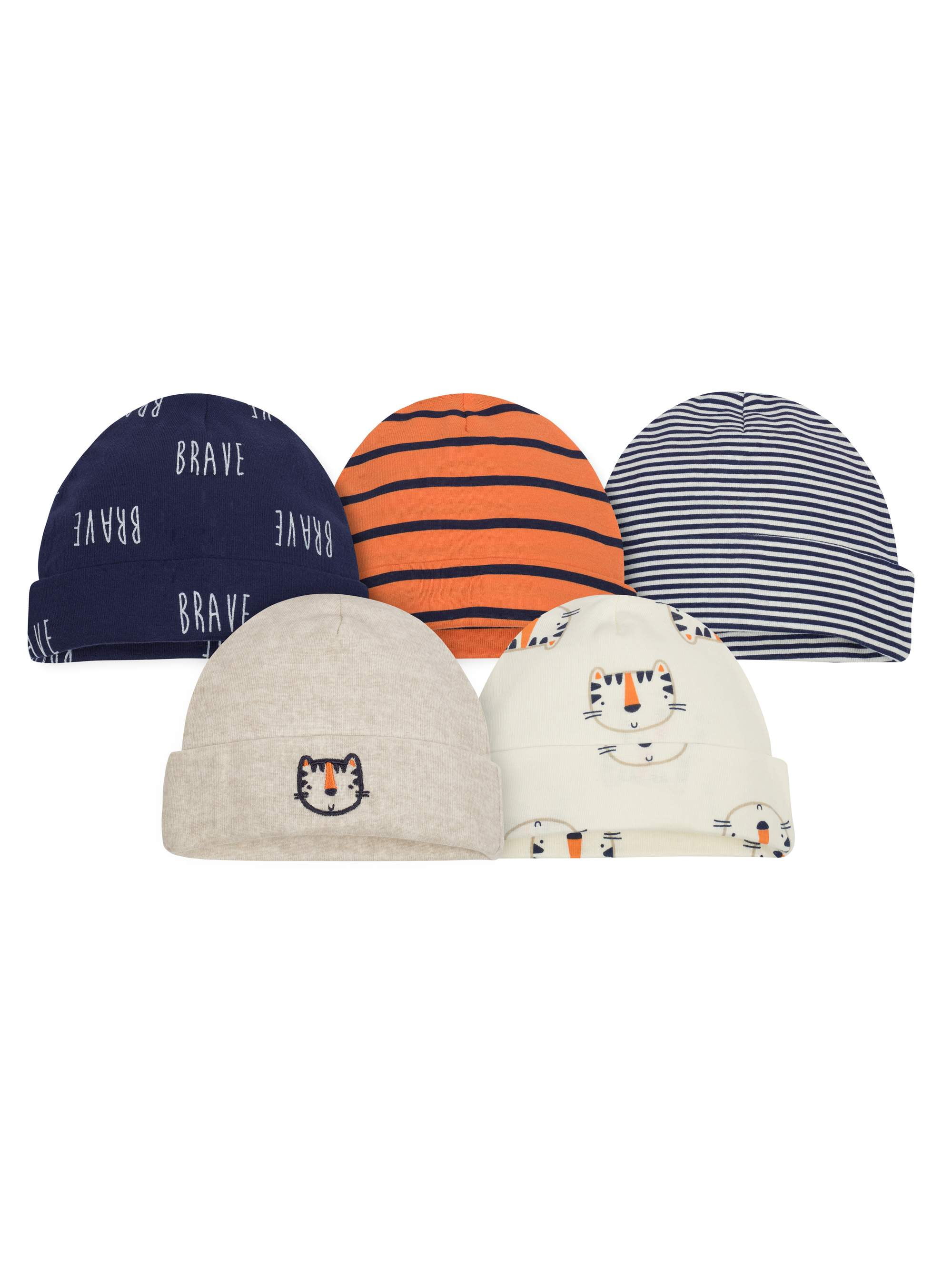 Gerber Baby Boy Caps Set, 5Pack