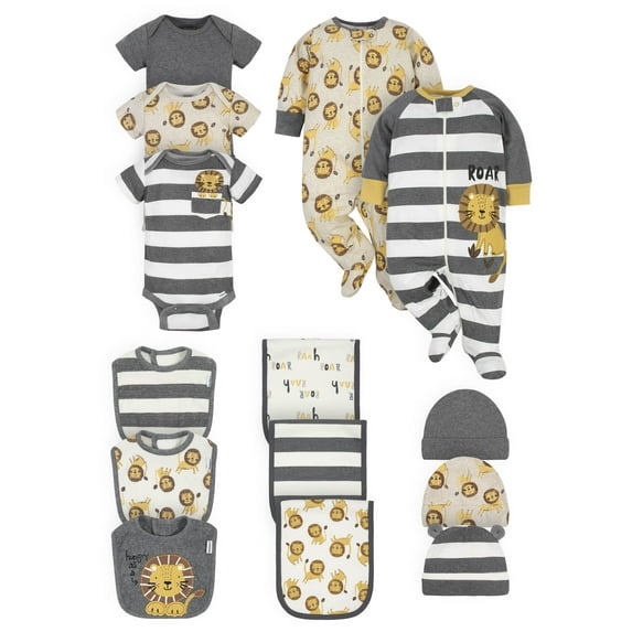 Gerber Baby Boy Clothes Gift, 14-Piece Outfit Set (Newborn – 3/6 Months)