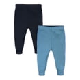thumbnail image 1 of Gerber Baby Boys Dogs Pants, 2-Pack, Sizes Newborn-12 Months, 1 of 8