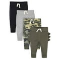 Gerber Baby Boy Pants, 4Pack (Newborn24 Months)