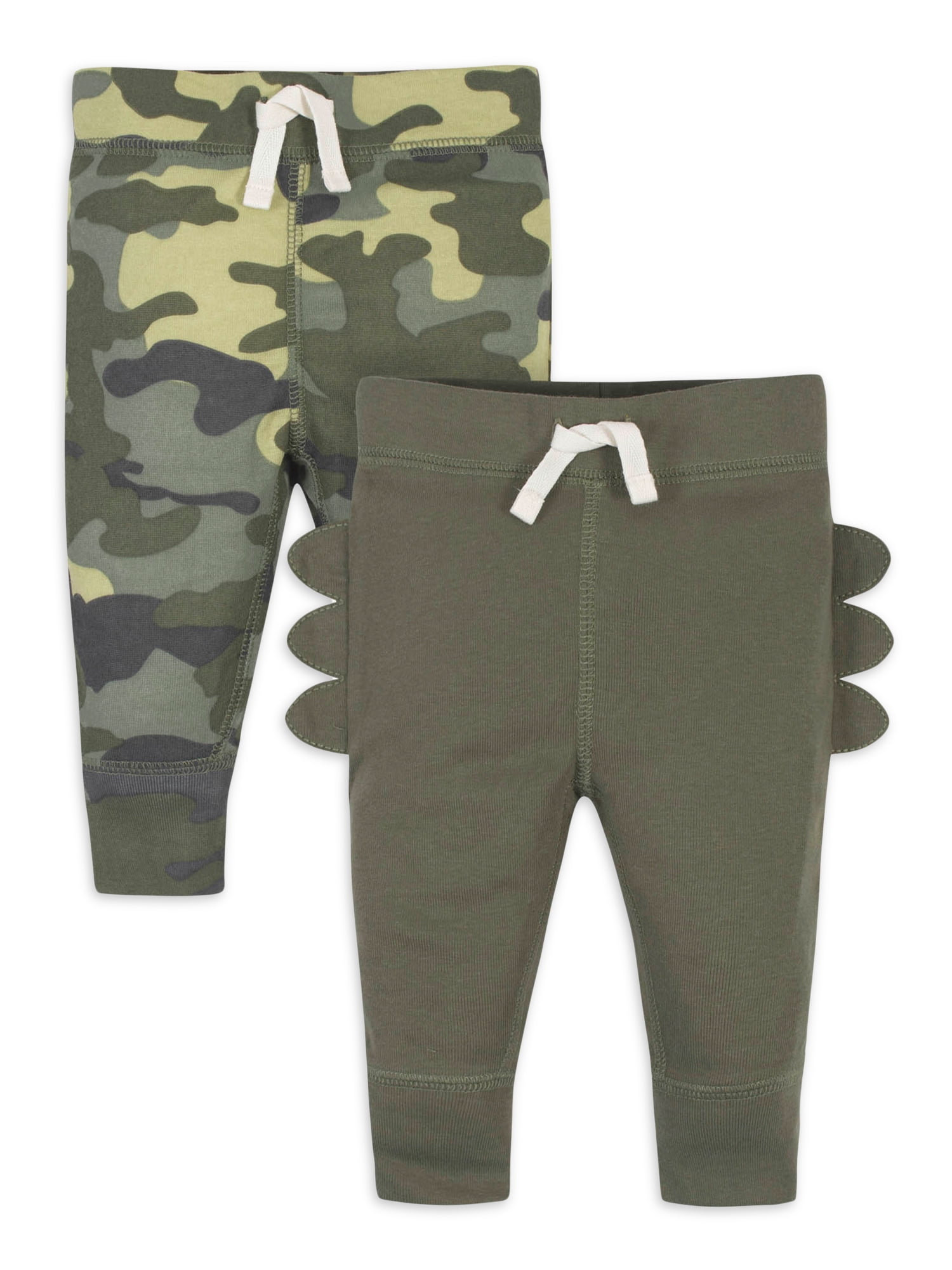 Gerber Baby Boy PullOn Pants, 2Pack (Newborn 12M)