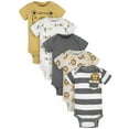 thumbnail image 1 of Gerber Baby Boy Short Sleeve Bodysuits, 5-Pack (Newborn-24 Months), 1 of 9