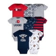 thumbnail image 1 of Gerber Baby Boy Short Sleeves Onesies Bodysuits, 8-Pack (Newborn - 12 Months), 1 of 11